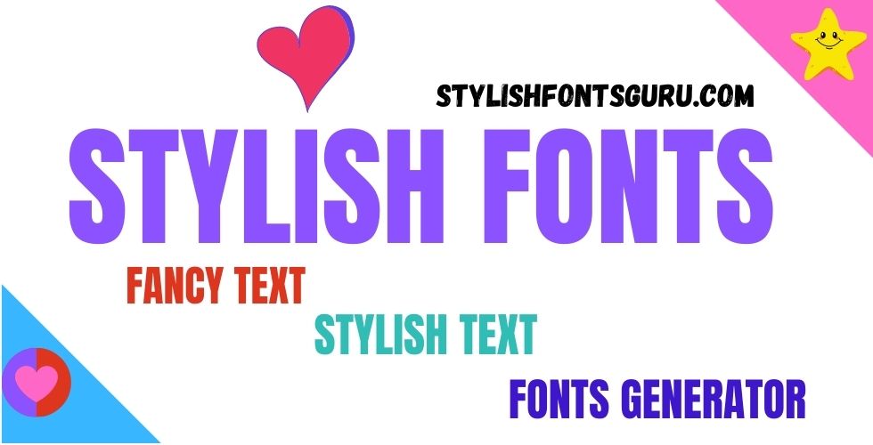 stylish fonts a to z
